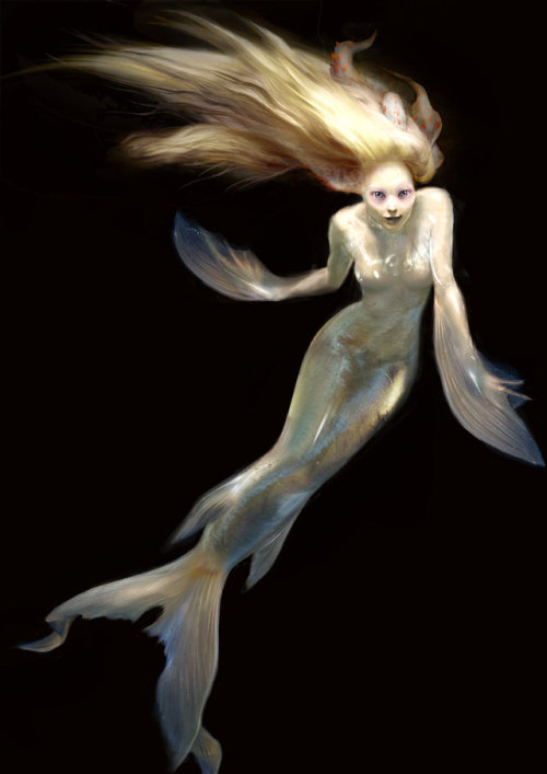mermaid  Andrei Riabovitchev www.artstation.com/artwork/RYqVy