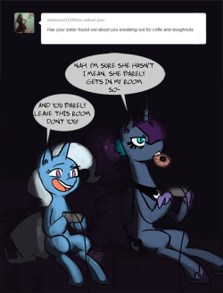 X3 She has a point there, Luna…