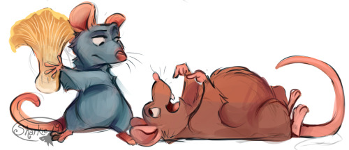 Ratatouille drawings. 