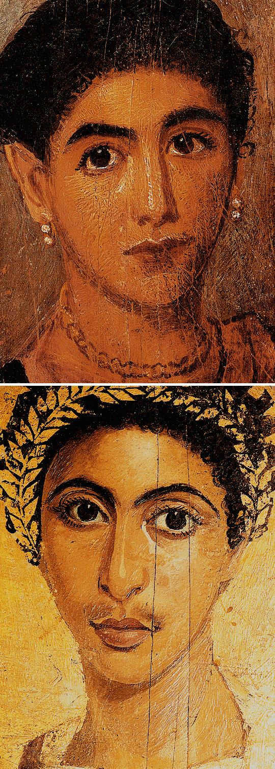 PAINTED MUMMY PORTRAITS OF EGYPTIANS DURING THE ROMAN PERIOD