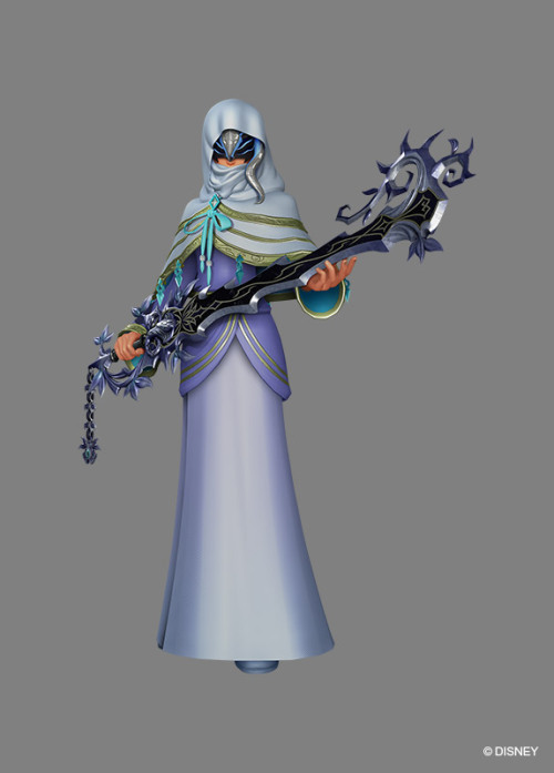 cinnamonchurro:  Square Enix has released character renders of King Mickey, The Foretellers, The Master of Masters, and Aqua from Kingdom Hearts HD 2.8 FCP!