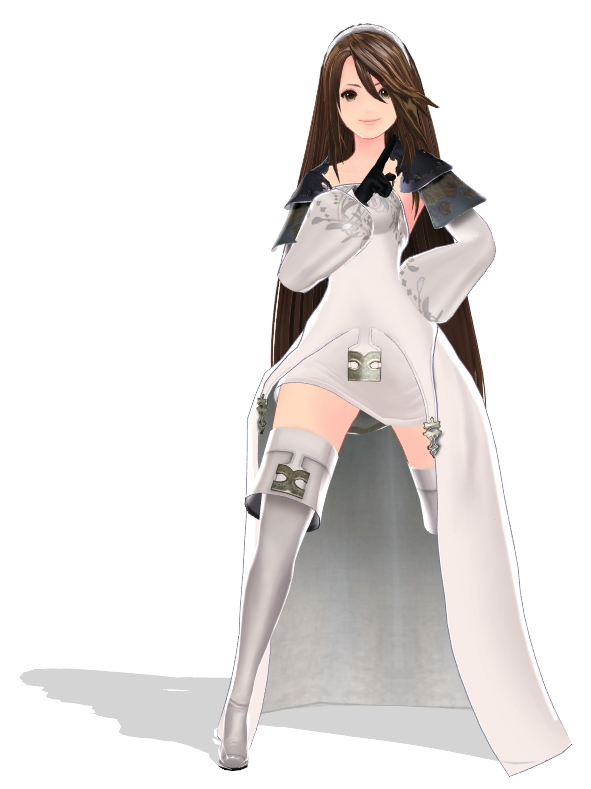 Bravely Art — Agnes Oblige Pope outfit in MikuMikuDance