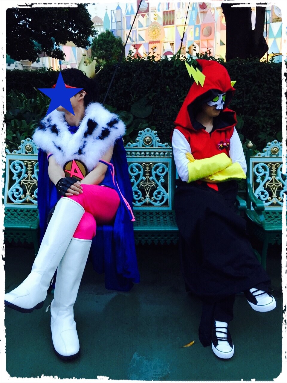 negikurikaniko:  Happy Halloween in TOKYO Disney land! We LOVE world over yonder!!