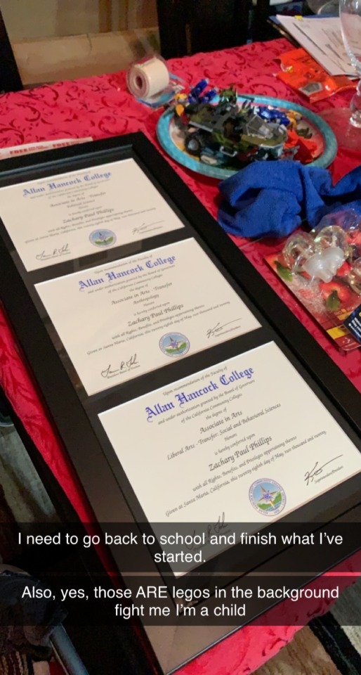 Really Makes It Feel Real To Have Them Framed... I Dunno. Missing Out On Graduation This Year Sucked