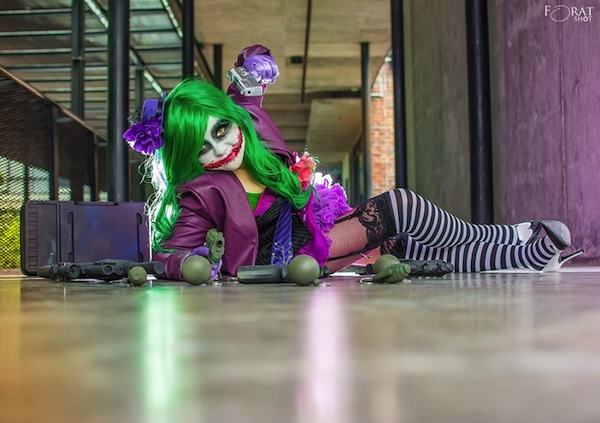 geekygeekweek:  &lsquo;Geeks-R-Sexy&rsquo; of the day! Female Joker Cosplay