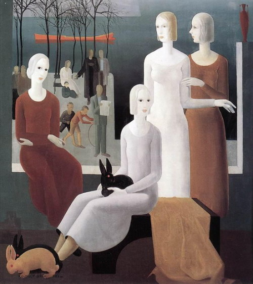 lilithsplace:‘Girlfriends’, 1933 - Béla Kontuly (1904–1983)