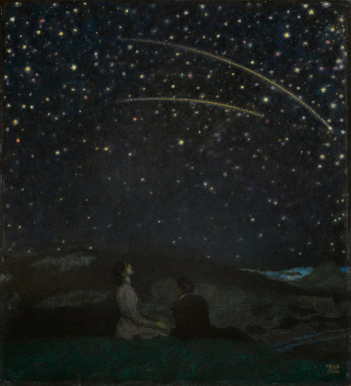 trulyvincent:FRANZ VON STUCK (1863 - 1928 ), Sternschnuppen (Franz and Mary Stuck). 1912.