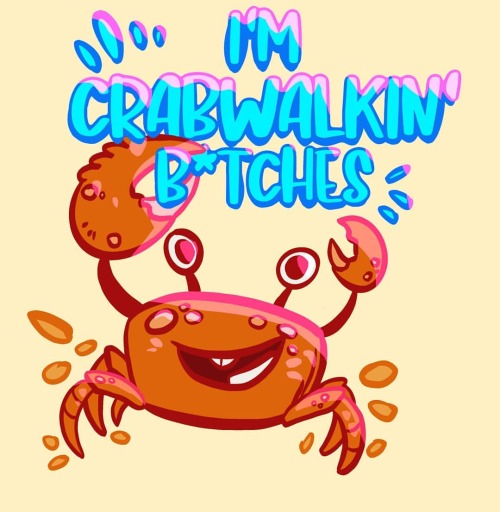 OK just something silly for the middle of the week . . #crabwalk https://www.instagram.com/p/CJ_mfCq