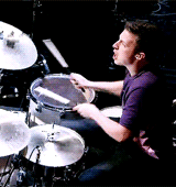  “To be honest [drumming] just came natural to me. I never had any lessons. I had some drumsticks and a book and I taught myself from it. - Matt Helders 