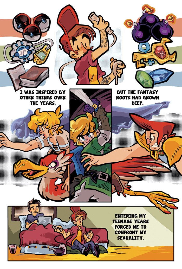 colemanengle:  here is an old comic i did when skyward sword came out! just realized