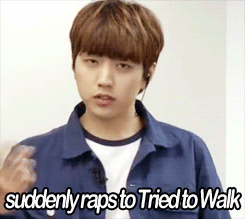 orange-sandeul:Sandeul doing the task for Baro