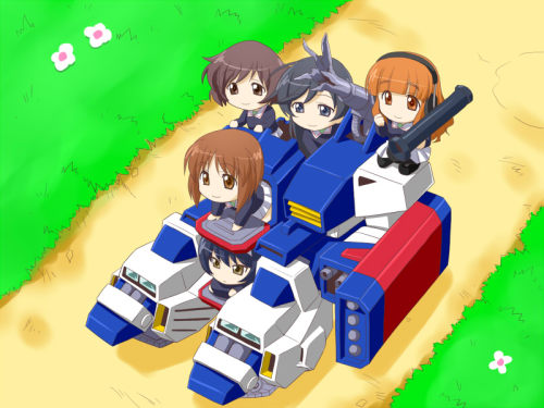 the-omega-man:  Spend the summer with the gals from Girls und Panzer!