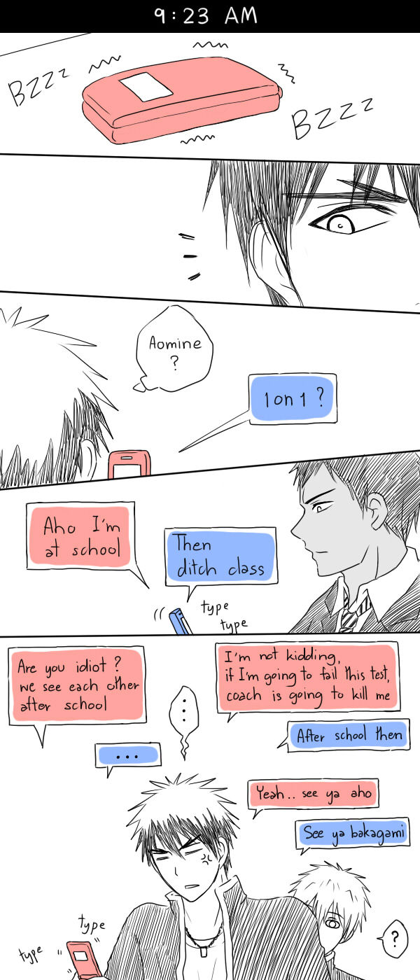noinamon:  AoKaga Doujinshi from This short fiction by panna-acida thank you for