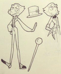 Tryingmomentarily:  Theelderlols Asked For A Mobster Pearl Reference, So I Drew These