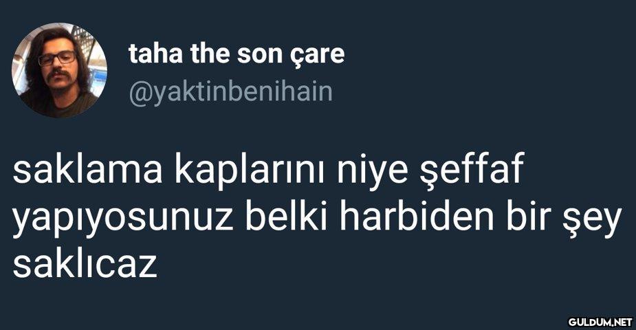 taha the son çare...