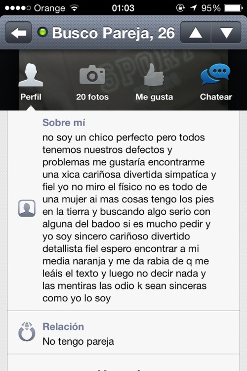 capturasdebadoo:  Buscando algo serio en Badoo