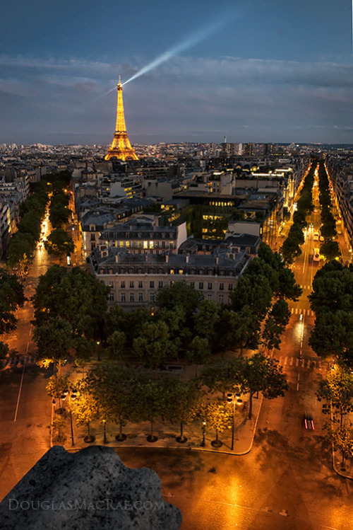 Paris at dusk in June ©Douglas MacRae