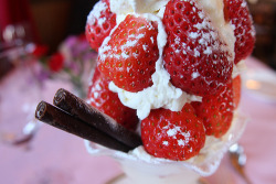 prettygirlfood:  Strawberry Sundae 