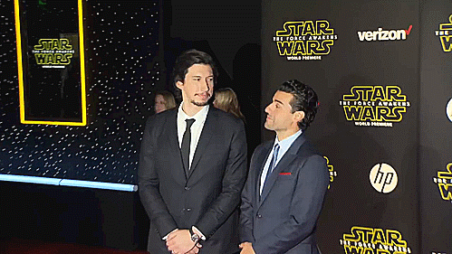 kylolicious:Oscar and Adam are so adorable together.