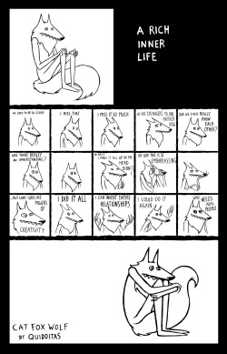 catfoxwolf:  Soliloquy of a solipsist. (Full view.) 