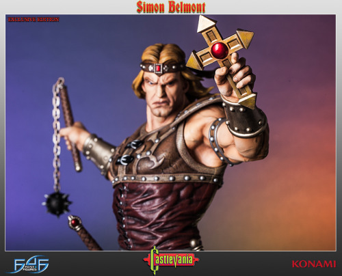 New Simon Belmont statue by First 4 Figures!Pre-order it here: http://bit.ly/1K8xvUe