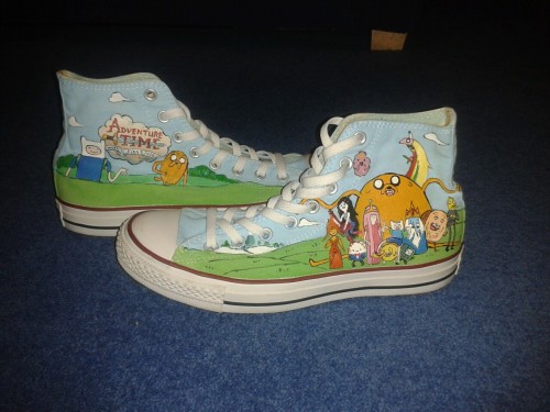 Eventful long weekend :DOur weekend included the arrival of our new Adventure Time Converse followed