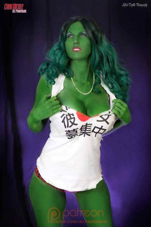 She Hulk by AZ Powergirl Cara Nicole