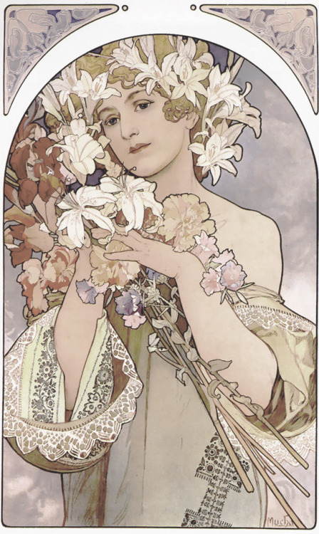 Flower by Alphonse Mucha (1897)