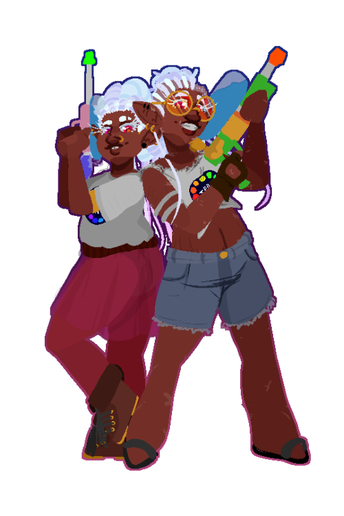 hysterical-random-things:@twinsweek Day 2: sibling bondingtaako and lup are going to   F I