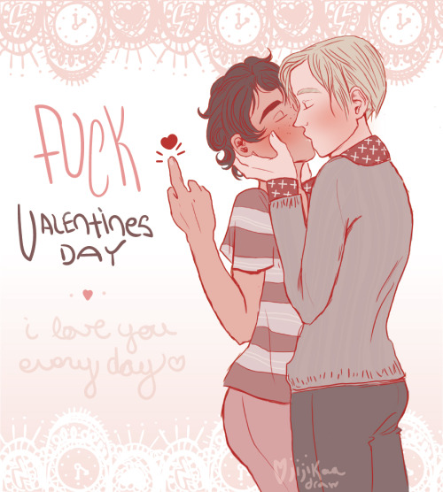 By @jijikaadrawHappy Valentines Day! Or not?! &lt;3 