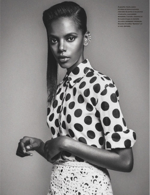 rrrusskaya: Grace Mahary in Supremes, photographed by Sebastian Kim for Número #151 Marc