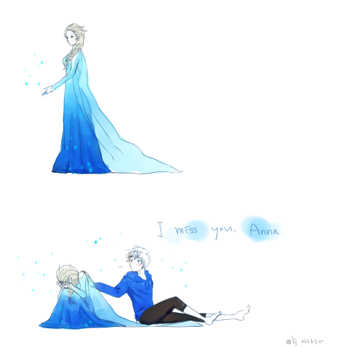 alwaysotp: 「Jack * Elsa」/「Yangcho」のイラスト [pixiv] [source]I miss you, Anna.*This is part of a seri