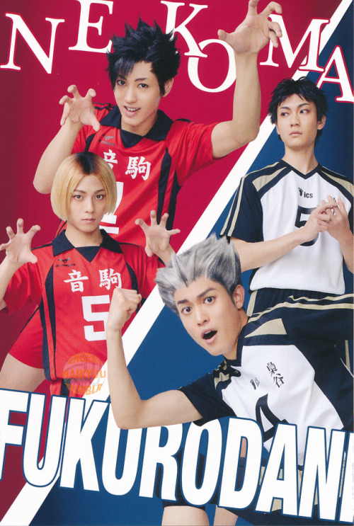 engekihaikyuu: Hyper Projection Engeki Haikyuu - Start of the Giant Postcard Book Scans - Nekoma, F