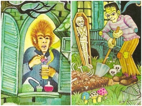 zgmfd:  House On Haunted Hill jigsaw puzzle w/details (Springbok 1973) 