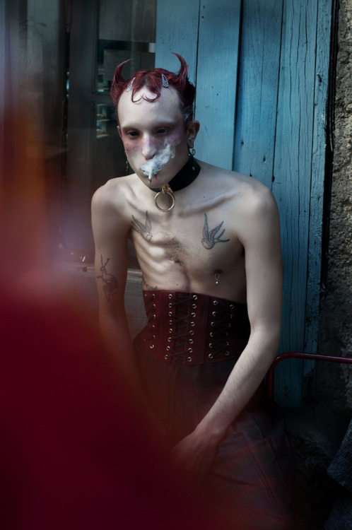 queer play &amp; men skirtsby L’BONA KALTBLUT exclusive. Photography and styling by L’BON. Model is 