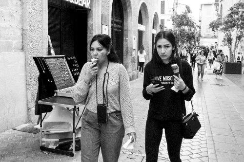 Ice cream girls.