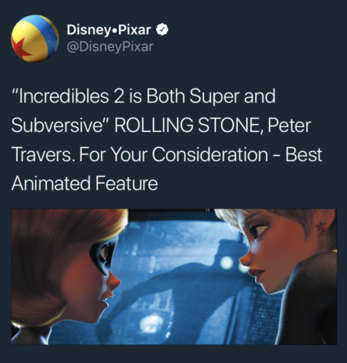 bluebreeze52: lethal-cuddles: Wow. That’s pathetic. Pixar usually doesn’t get competitio