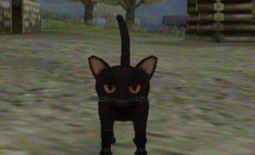 lowpolyanimals:    Black Cat from Harvest