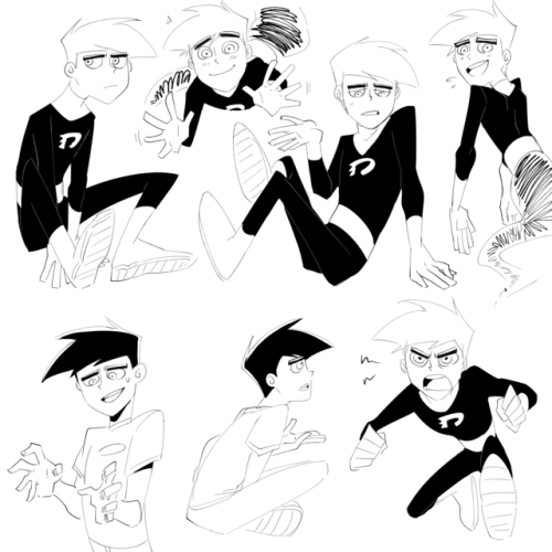 Re-watched some episodes of Danny Phantom and scribbled a bit of him.