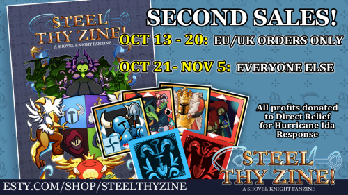 steelthyzine: Second Sales are now live!The first week of sales (until the 20th), we’ll be prioritiz