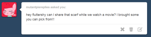 ask-friendlyshy:  They ended up watching Doctor Who on netflix. uwu”  D'aww~! <3