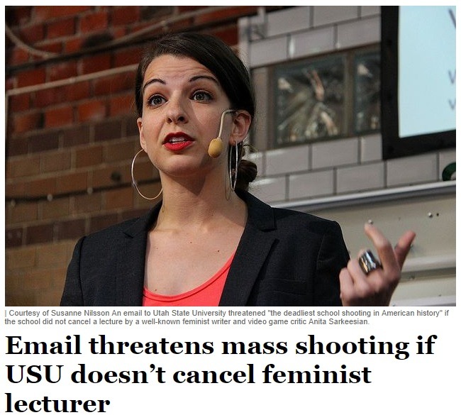 megacosms:
“mermaidskey:
“ armored-bard:
“ anaplekte:
“ professional-skeleton:
From the article:
An email to Utah State University threatened “the deadliest school shooting in American history” if the school did not cancel a lecture Wednesday morning...