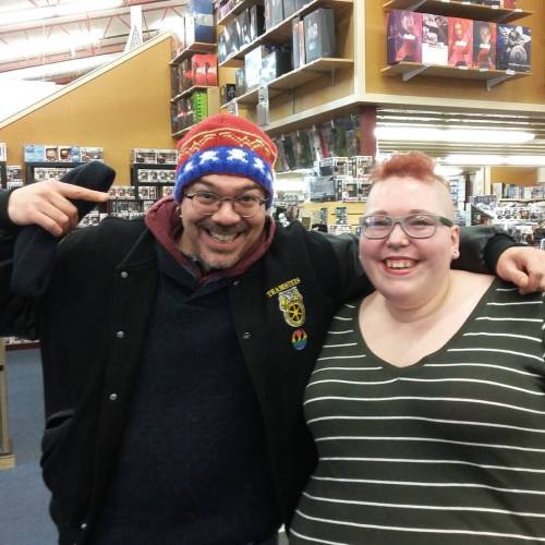 Made @ruckawriter a hat. Turned all sorts of red when I gave it to him. Good times. #handknit #wonde