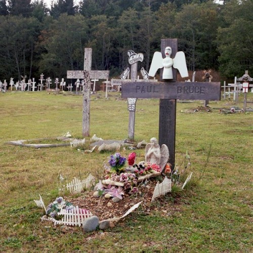 Study of a very important burial grounds &ndash; Alert Bay BC, 2013Original photography.