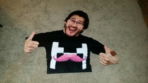 okamixkeshin: 17,000 beads later. markiplier is finished!!please reblog so that Mark might see it. P