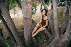 michaeldantedimartino:  It’s time for summer tops! My wife has just added a variety of shirts with macrame straps to her Etsy store, Earth Goddess Designs. Modeled here by the lovely Seychelle Gabriel (voice of Asami). Photos by me. 