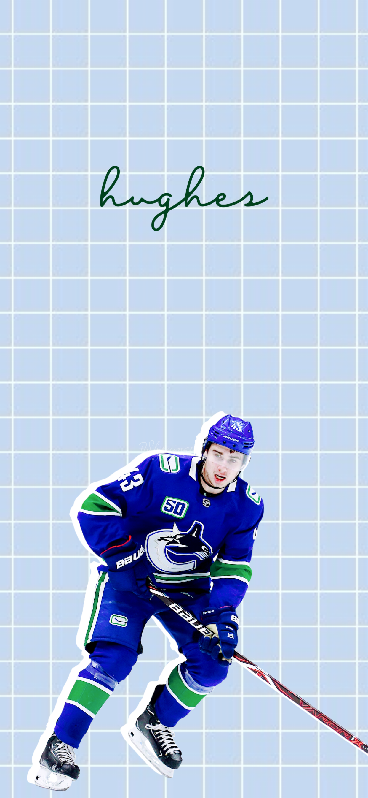 Quinn Hughes Vancouver Canucks Wallpaper - Sam's Cards