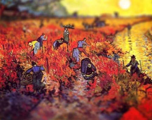 danceabletragedy: Van Gogh’s Paintings Get Tilt-Shifted by Serena Malyon Serena Malyon, a 3rd-