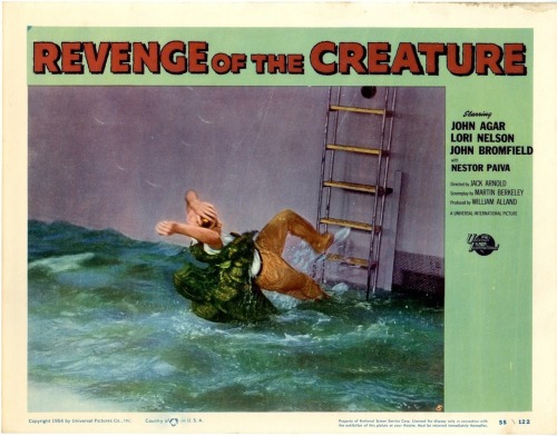 Revenge of the Creature lobby cards