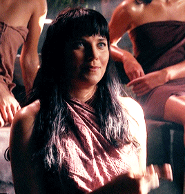 delirious-comfort:  aflawedfashion:  Xena’s not even trying to be subtle. Nobody in that room missed this little exchange, but not one of them was surprised.   This show is a goddamn gift from the heavens itself. 